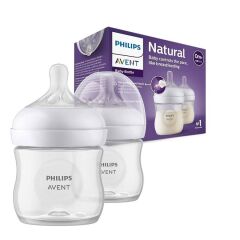 Avent Natural Response PP 2'li Biberon Seti, 0+ Ay 125ml SYC900/02