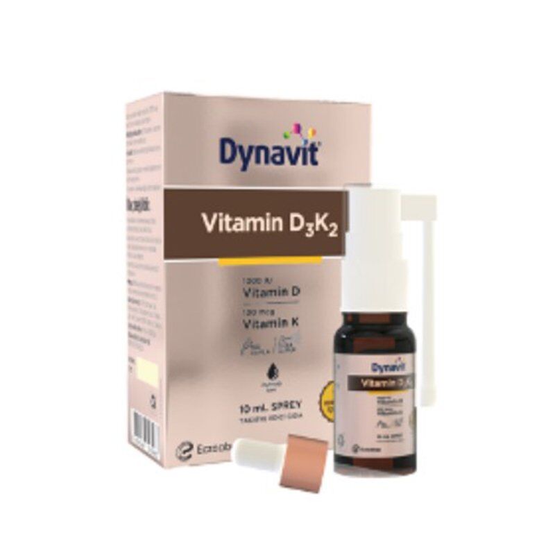 Dynavit Vitamin D3 ve K2 içeren Sprey 10ml