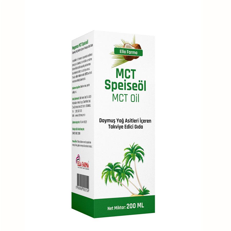 MCT Speiseöl MCT Oil 200 ml Cam Şişe