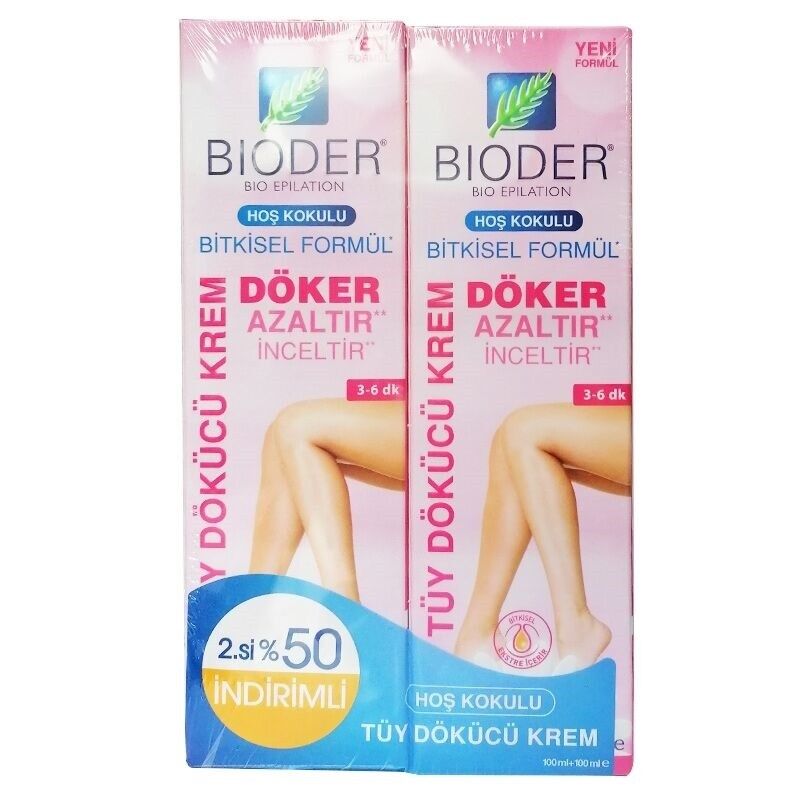 Bioder Kadınlar İçin Hoş Kokulu Tüy Dökücü Krem 2.si %50 İndirim