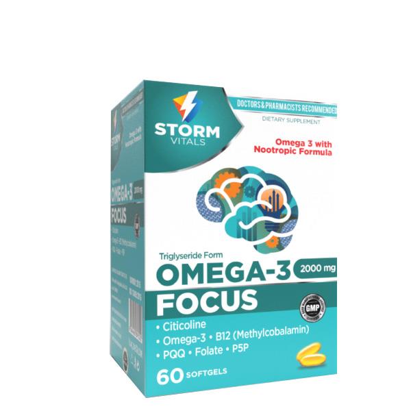 Storm Vitals Omega-3 Focus 60 Kapsül