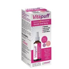 Vitapuff İmmune+Multivitamin Günlük Oral Sprey 30ml