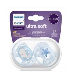 Avent 22303 Ultra Soft Emzik 6-18 Ay Erkek
