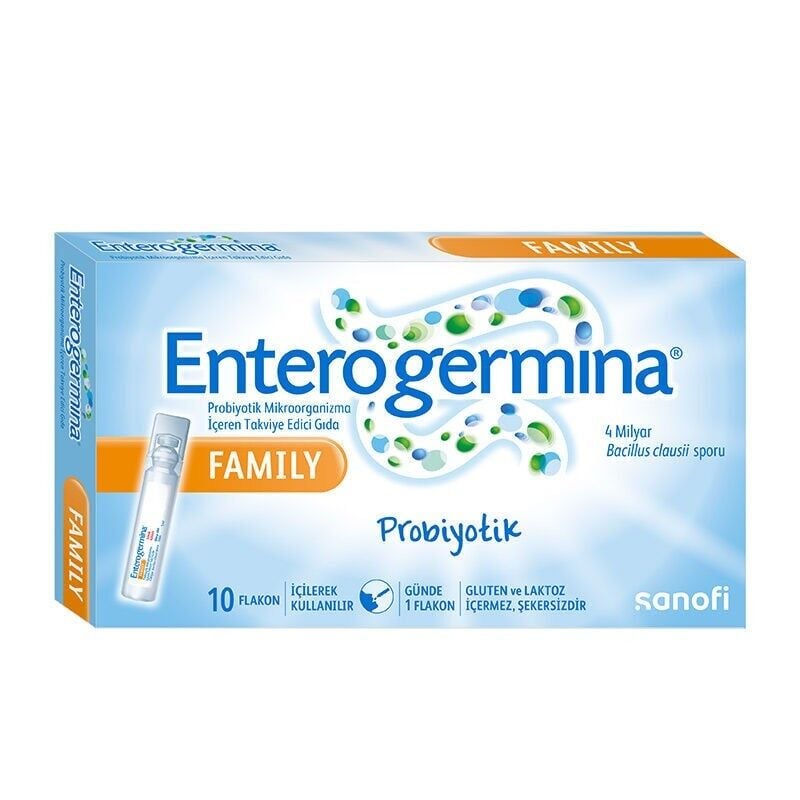 Enterogermina Family Probiyotik 10 Flakon Yetişkin