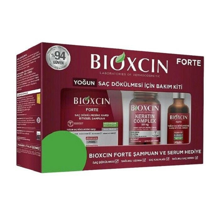 Bioxcin Forte Yoğun Saç Dökülmesi İçin Bakım Kiti Kofre