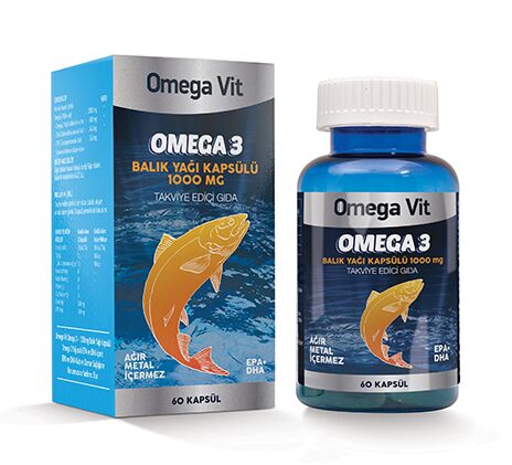 Omega Vit 1000 mg 60 Kapsül