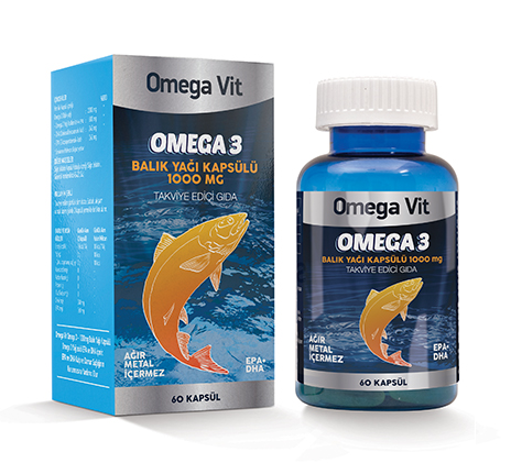 Omega Vit 1000 mg 60 Kapsül