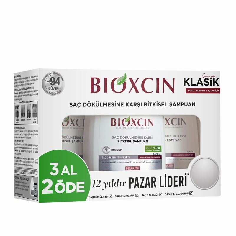 Bioxcin Genesis Şampuan 3 Al 2 Öde Kuru / Normal Saçlar