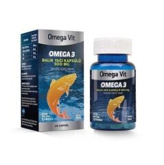 Omega Vit 500 mg 60 Kapsül
