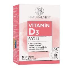 Naturalnest D3 600 IU 10ml Sprey