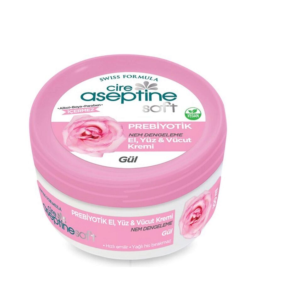 Cire Aseptine Soft Prebiyotik Gül Özlü Krem 100 ml