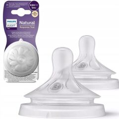 Avent 96302 Natural Response 2'li Biberon Emziği, 3 Numara, 1 Ay+