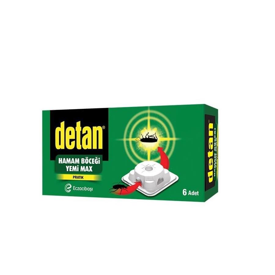 Detan Hamam Böceği Yeni Max Pratik 6 Adet