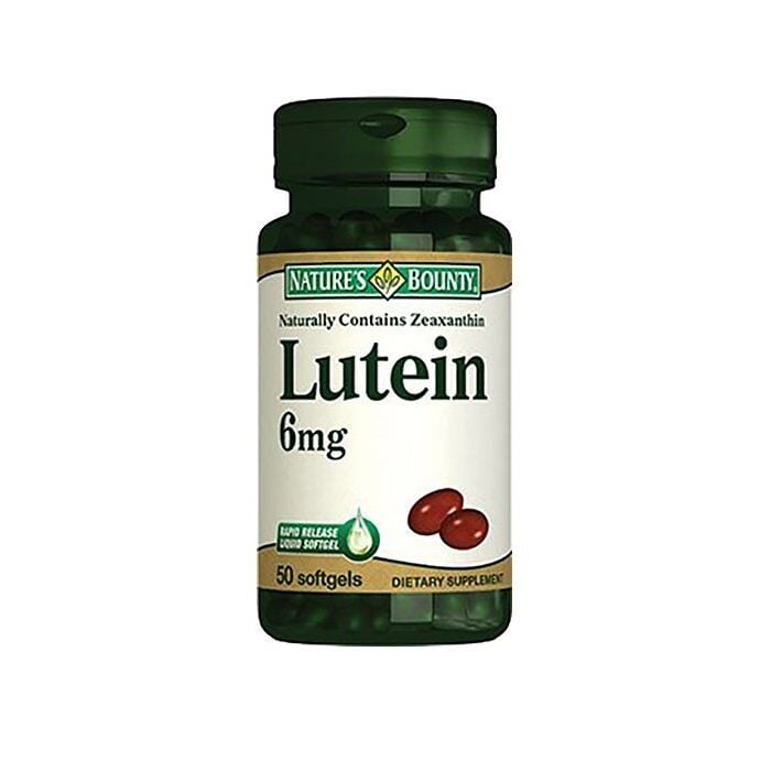 Nature's Bounty Lutein 6 mg 50 Softjel