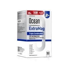 Ocean ExtraMag Üçlü Magnezyum 90 Tablet