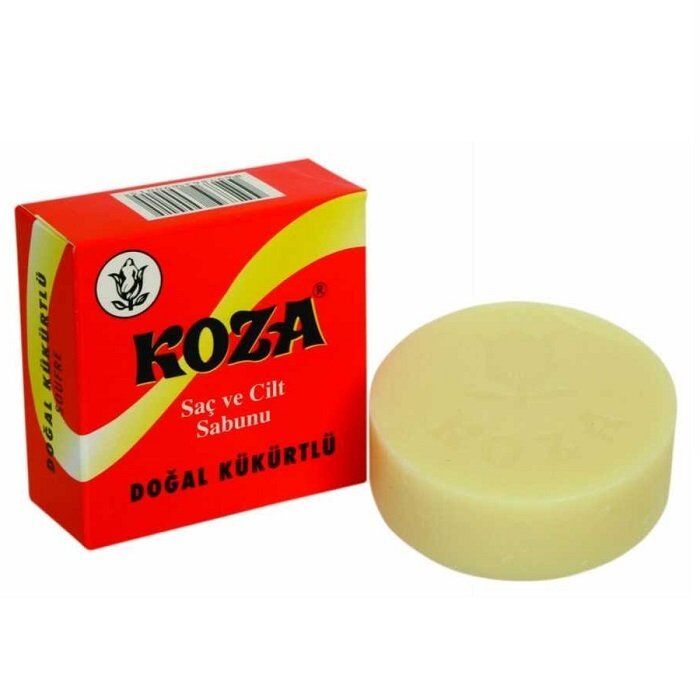 Koza Doğal Kükürtlü Saç ve Cilt Katı Sabunu