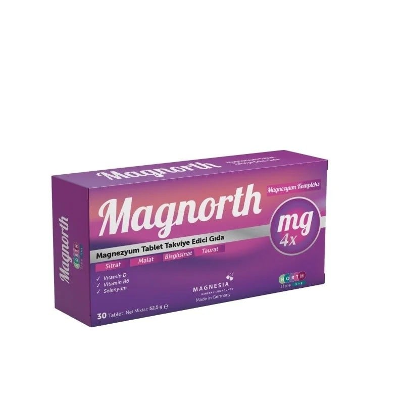 Magnorth Magnezyum 30 Tablet