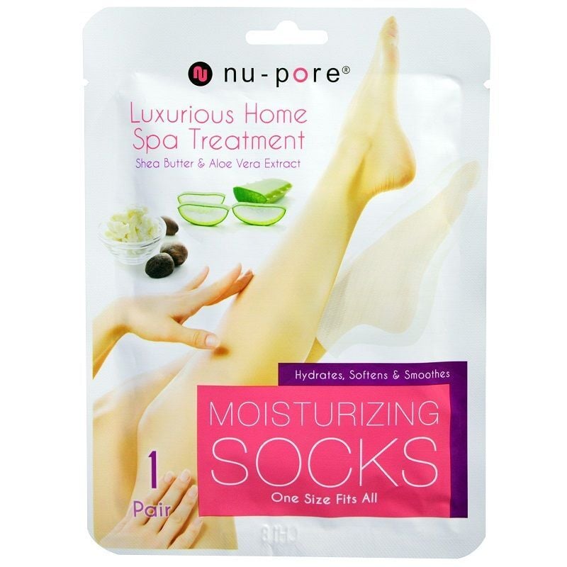 Nu-Pore Moisturizing Socks - Ayak Maskesi Aloe Veralı