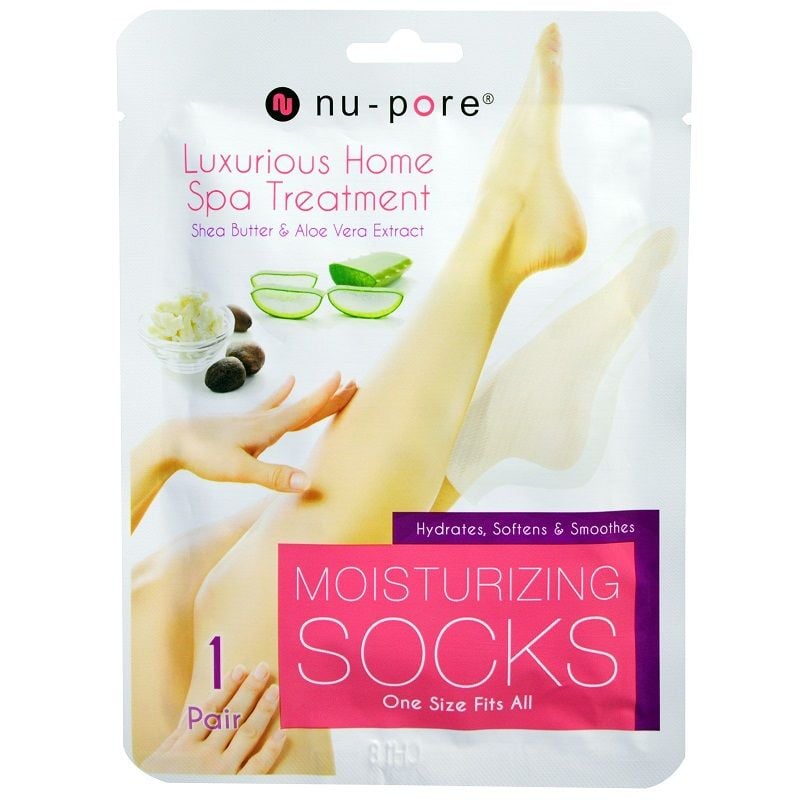 Nu-Pore Moisturizing Socks - Ayak Maskesi Aloe Veralı