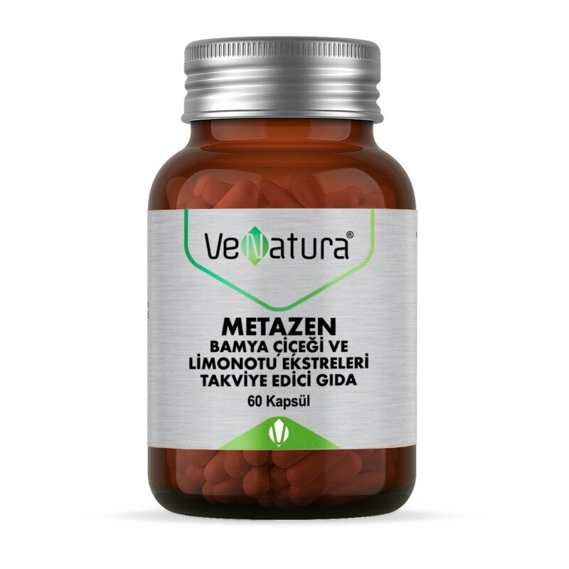 Venatura Metazen Bamya Çiceği Limon Otu 60 Kapsül