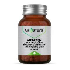 Venatura Metazen Bamya Çiceği Limon Otu 60 Kapsül