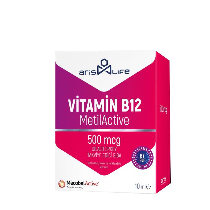 Aris Life Vitamin B12 Metilkobalamin 500 MCG Sprey