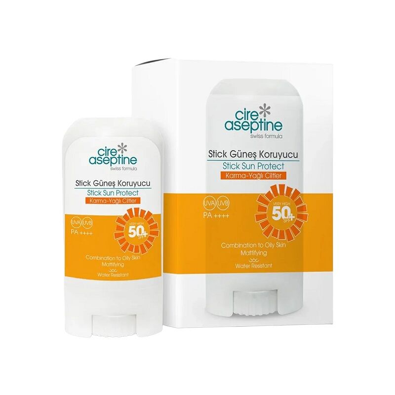 Cire Aseptine Stick Güneş Koruyucu - Karma Yağlı SPF50 15 ml