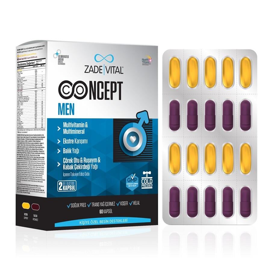 Zade Vital Concept MEN 60 Kapsül