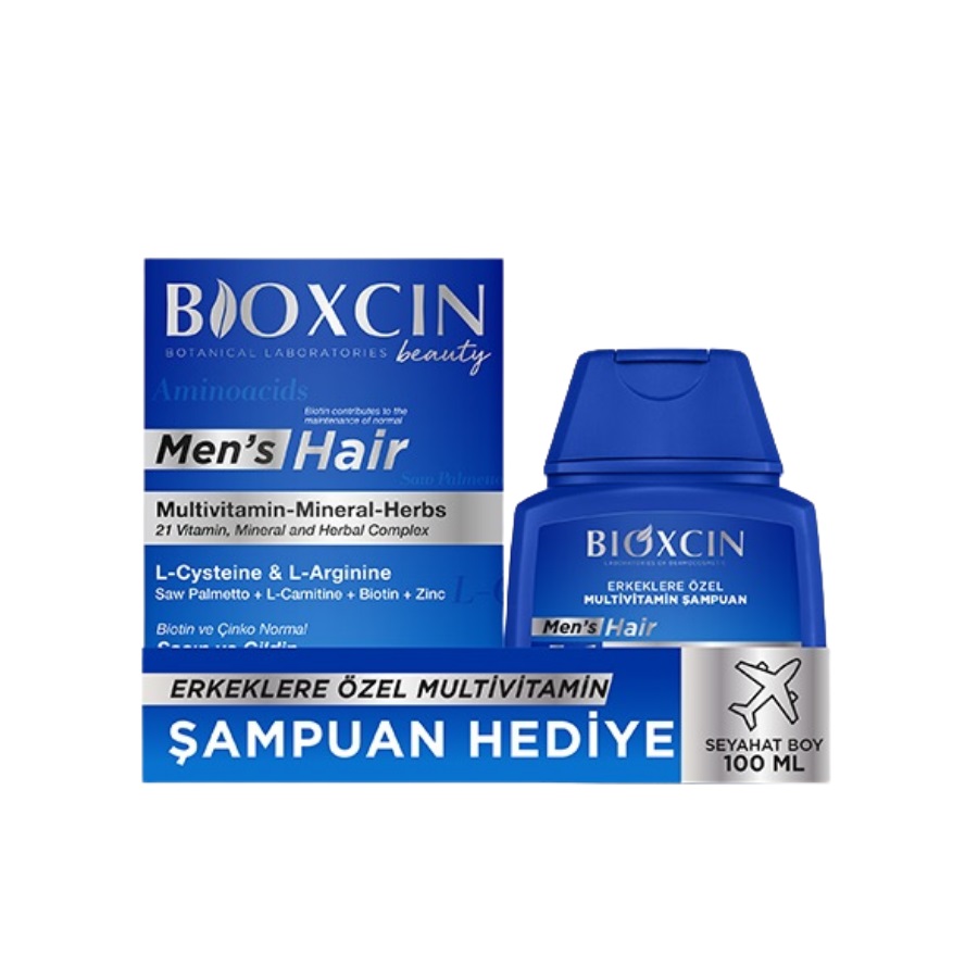Bioxcin Beauty Mens Hair 30 Tablet + Şampuan Hediye