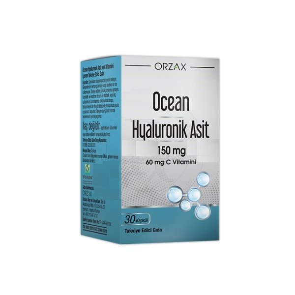 Ocean Hyaluronik Asit 150mg 30 Kapsül