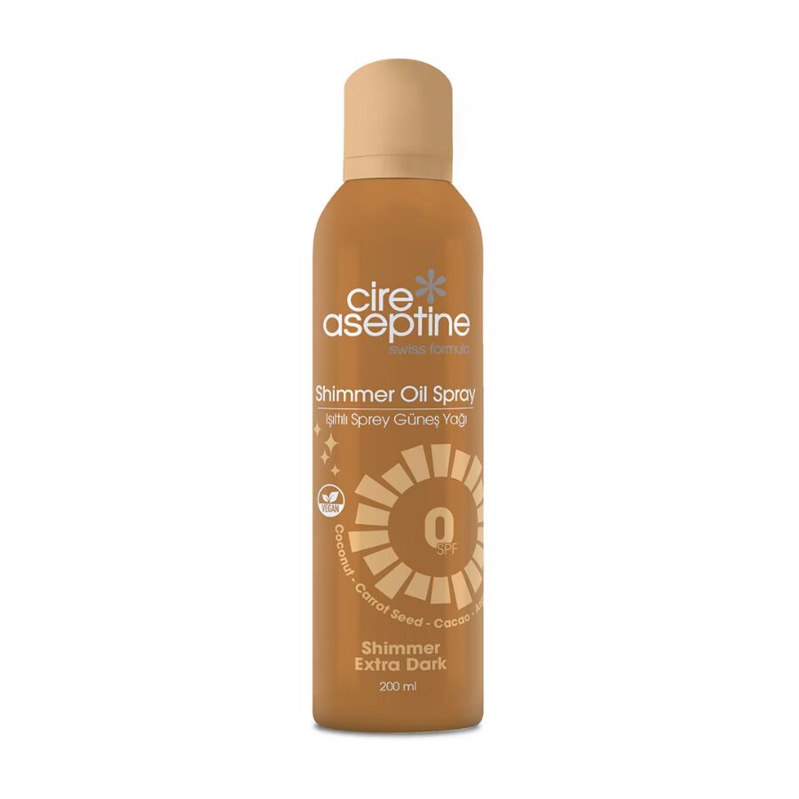 Cire Aseptine Shimmer Işıltılı Sprey Güneş Yağı SPF0 200 ml