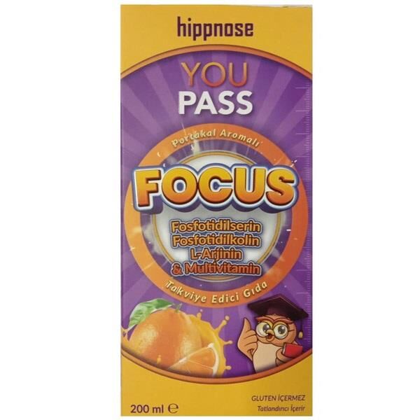 Hippnose Youpass Focus Şurup 200 ml