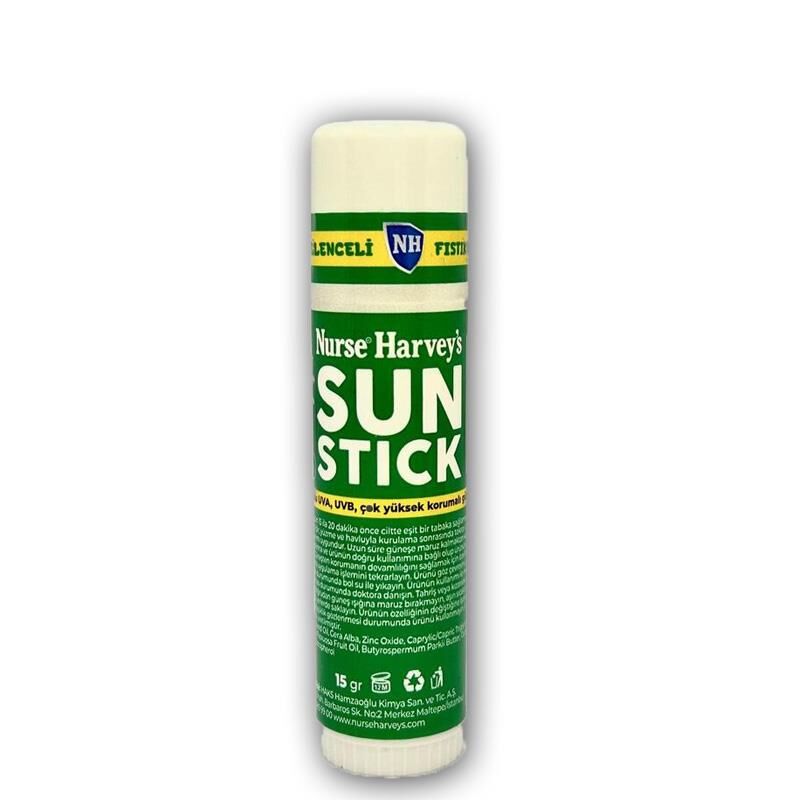 Nurse Harveys SUNSTICK Güneş Kremi 15 GR YEŞİL