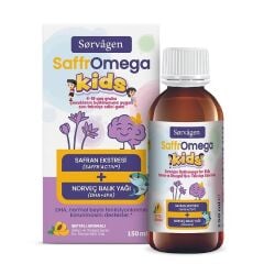 Sorvagen Saffromega KIDS Safran+Omega 3 Sıvı Form 150ml
