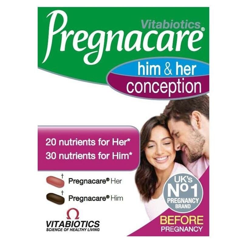 Vitabiotics Pregnacare Him and Her Conception 20 + 30 Tablet