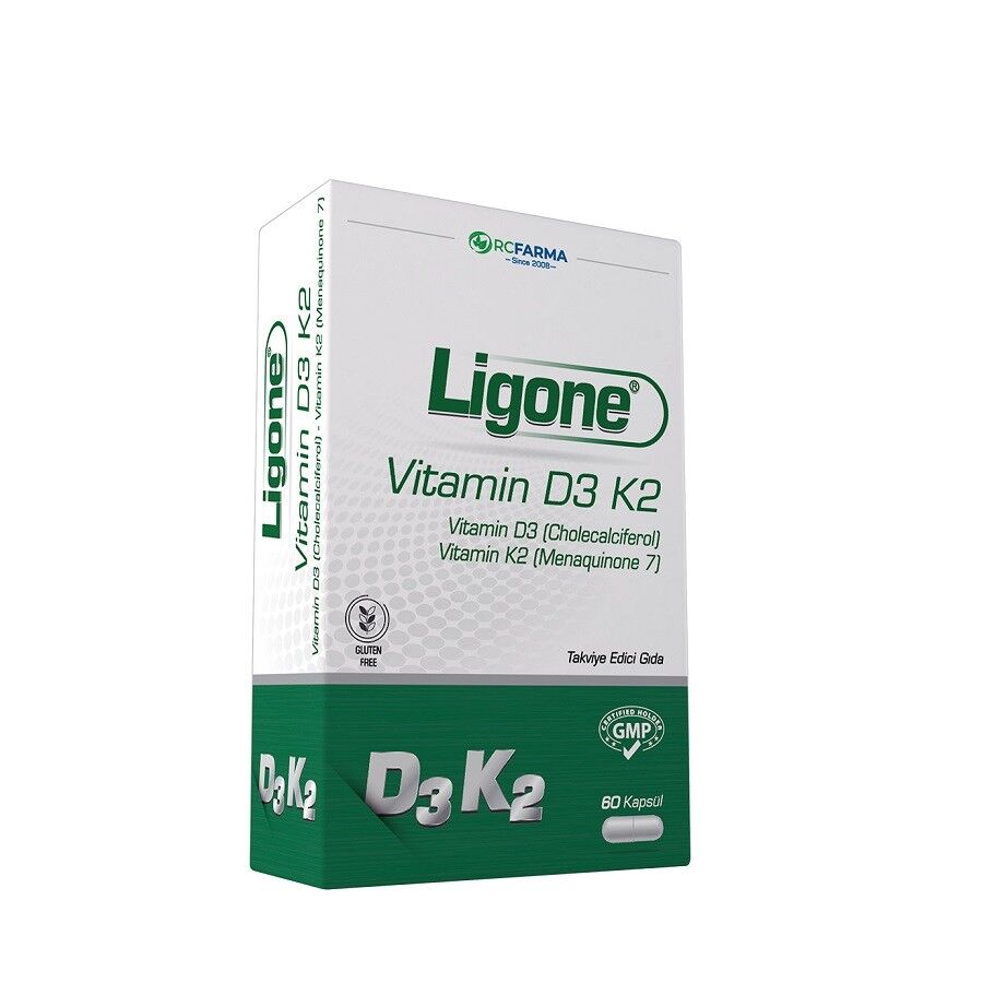 Ligone Vitamin D3 K2 60 Kapsül