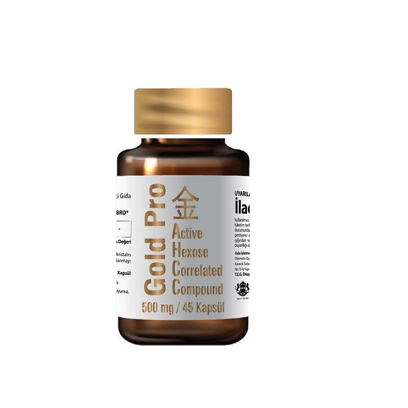 Gold Pro AHCC 500 mg 45 Kapsül