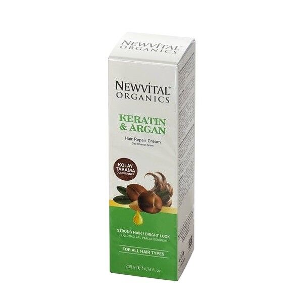 Newvital Argan Keratin Saç Kremi 200 ML