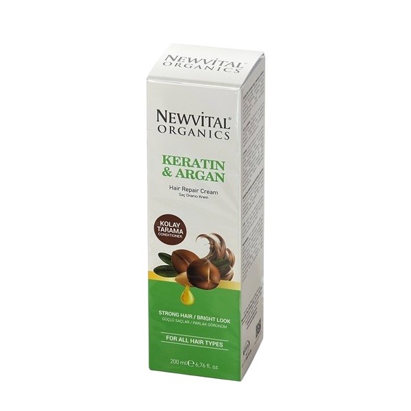 Newvital Argan Keratin Saç Kremi 200 ML
