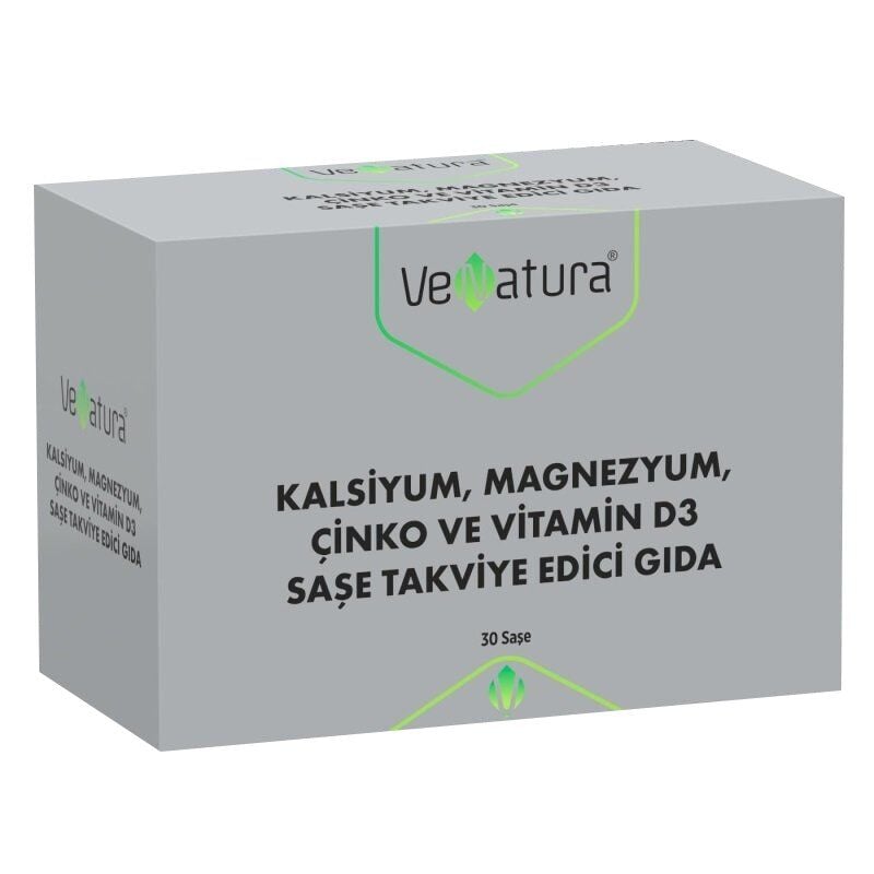 Venatura Kalsiyum Magnezyum Çinko Vitamin D3 30 Saşe