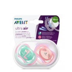 Avent SCF349/12 Ultra Air 18 Ay+ Emzik Kız 2'li