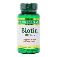 Nature's Bounty Biotin 5000 Mg Tablet 72li