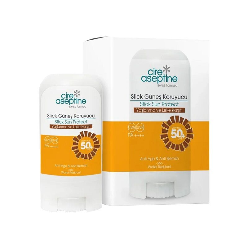 Cire Aseptine Stick Güneş Koruyucu - Yaşlanma ve Leke Karşıtı 50SPF 17Gr