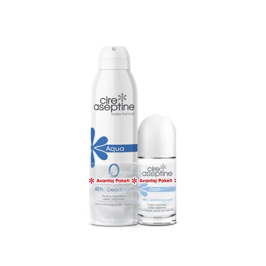 Cire Aseptine Aqua Deo 150ml + Fresh Rool-on 50ml Set
