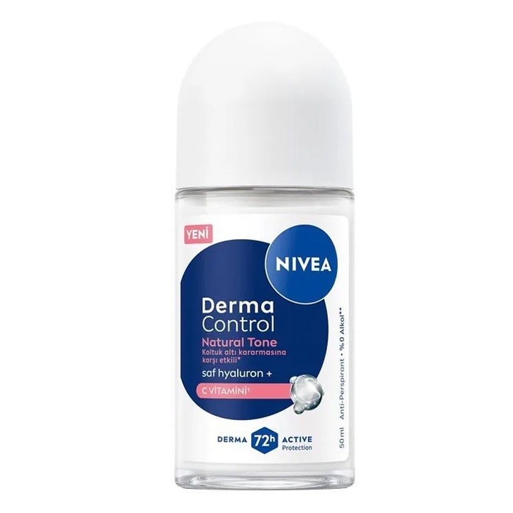Nivea Derma Control Natural Tone Kadın Roll On 50ml