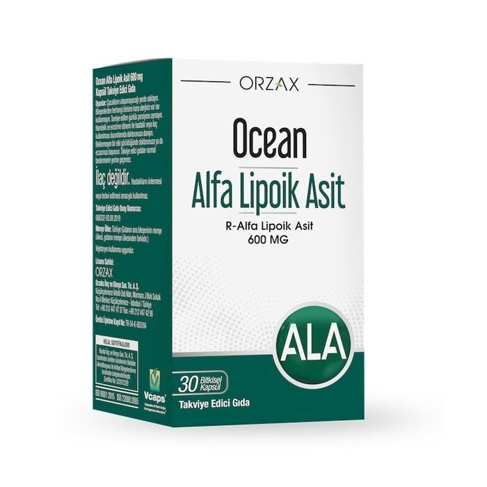 Ocean Alfa Lipoik Asit 600mg 30 Kapsül