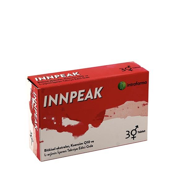 Innpeak Bitkisel Ekstreler, Koenzim Q10 ve L Arjinin içerikli 30 Tablet