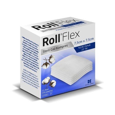 Roll Flex Gaz Kompres 7.5x7.5cm 25 Adet