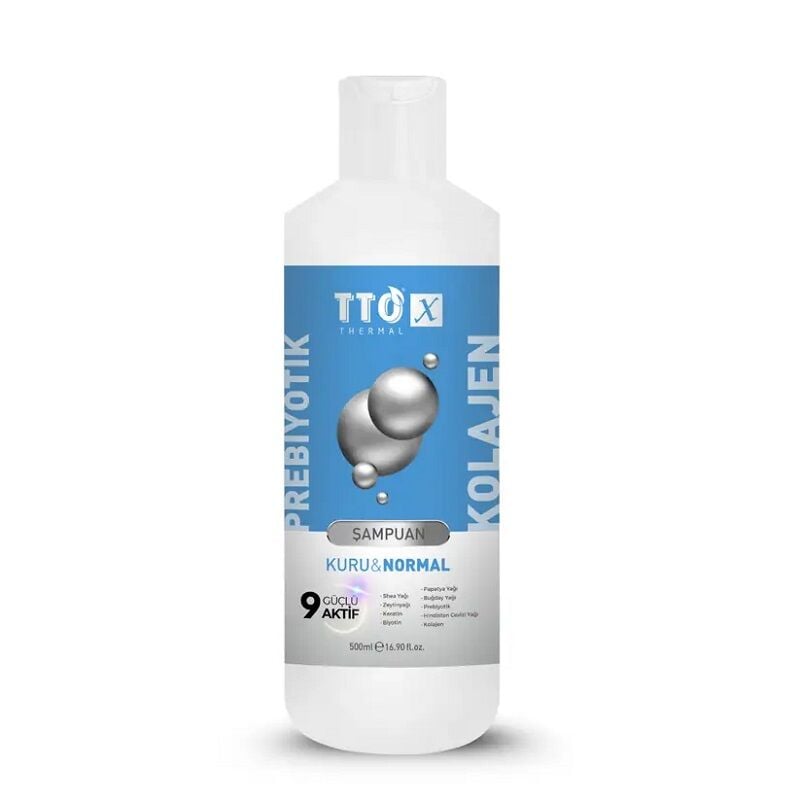 TTO X Kolajen ve Prebiyotik Kuru & Normal Saçlar Şampuan 500ml