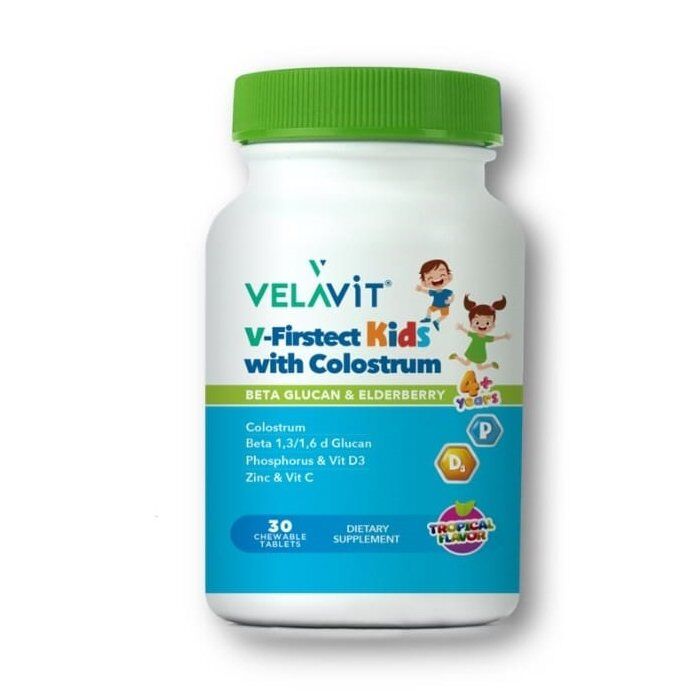Velavit V-Firstect KIDS with Colostrum 30 Vegi Tablet